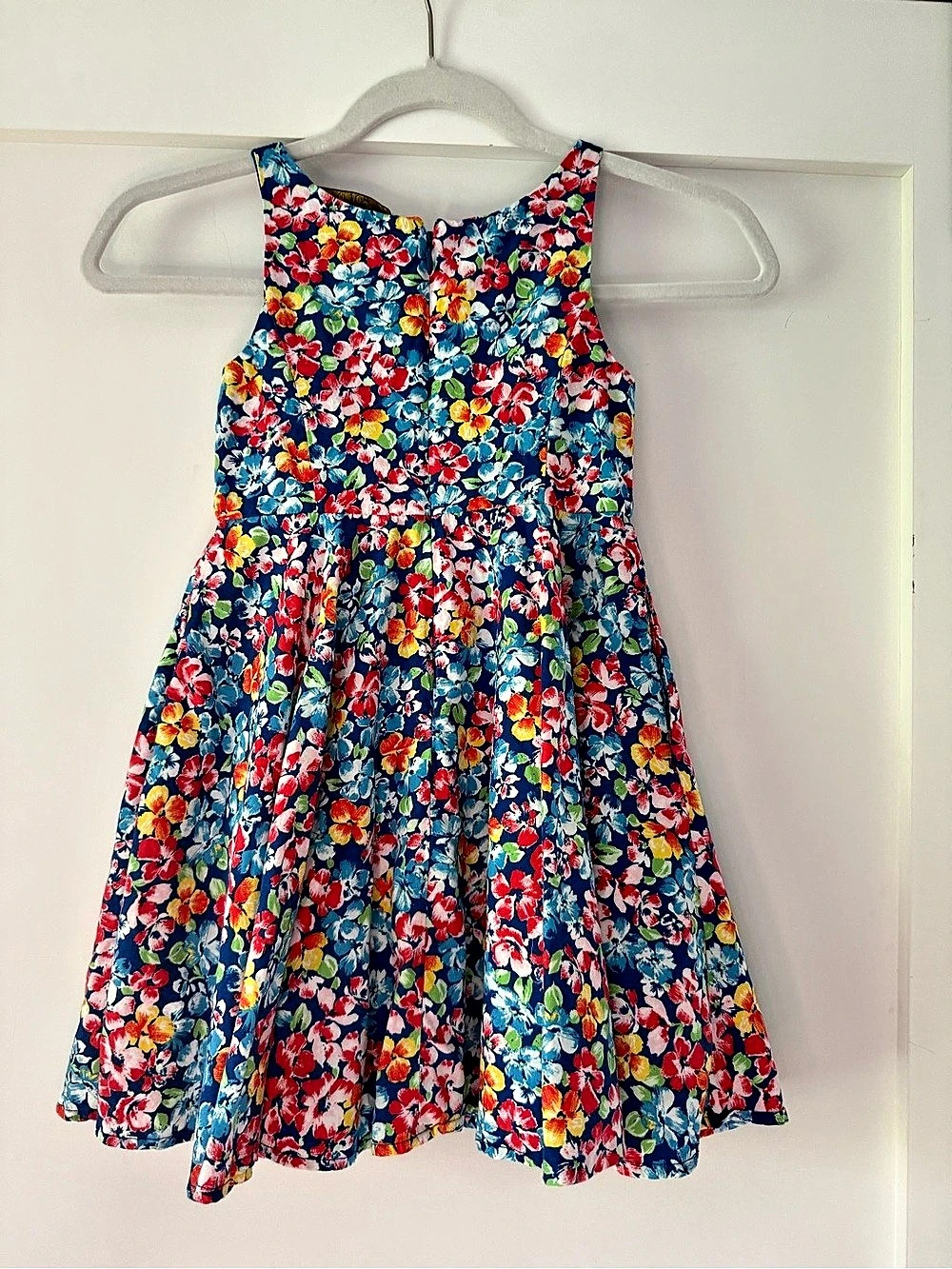 Polo Ralph Lauren Girls Floral Fit-and-Flare Dress Size 5